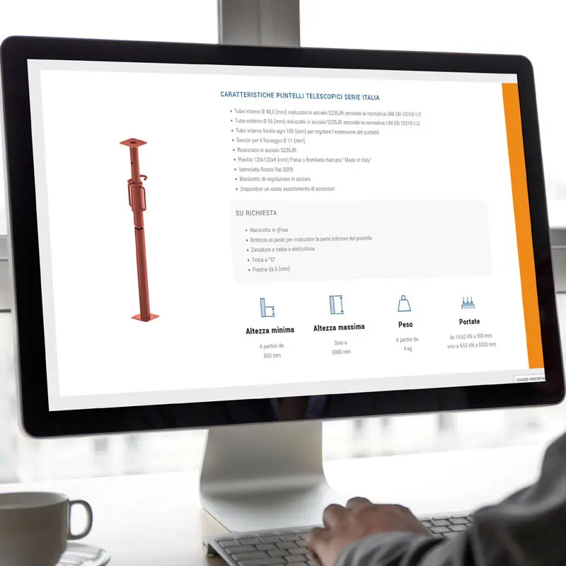 Nuovo sito web per Comipont spa